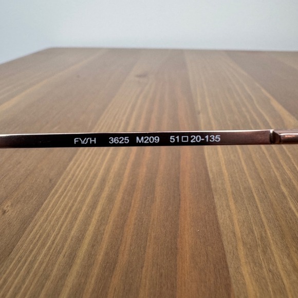 FYSH UK Urban Kool Eyewear 3625 M209 Rose Gold Oval Glasses Frame Only 51 20 135 - Picture 8 of 8
